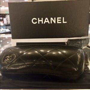 COPY - New CHANEL  Black Case, Pouch and Box.